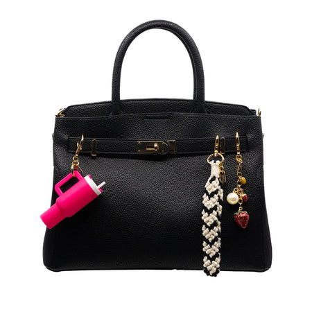 Bag Charm, Strawberry Tassel