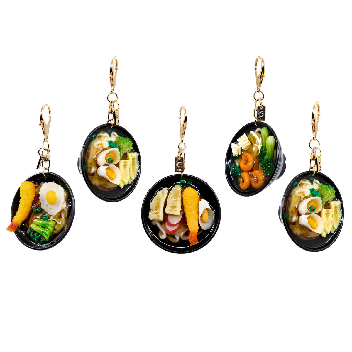 Bag Charm, Ramen Bowl, Assorted