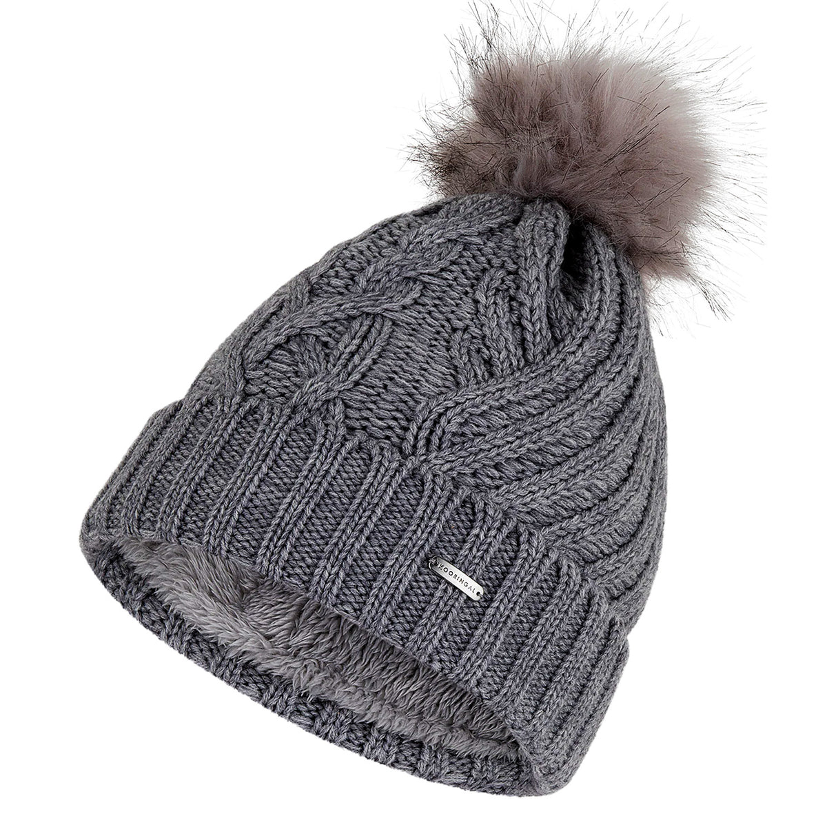 Ladies Toque, Tamara, Grey, One-Size