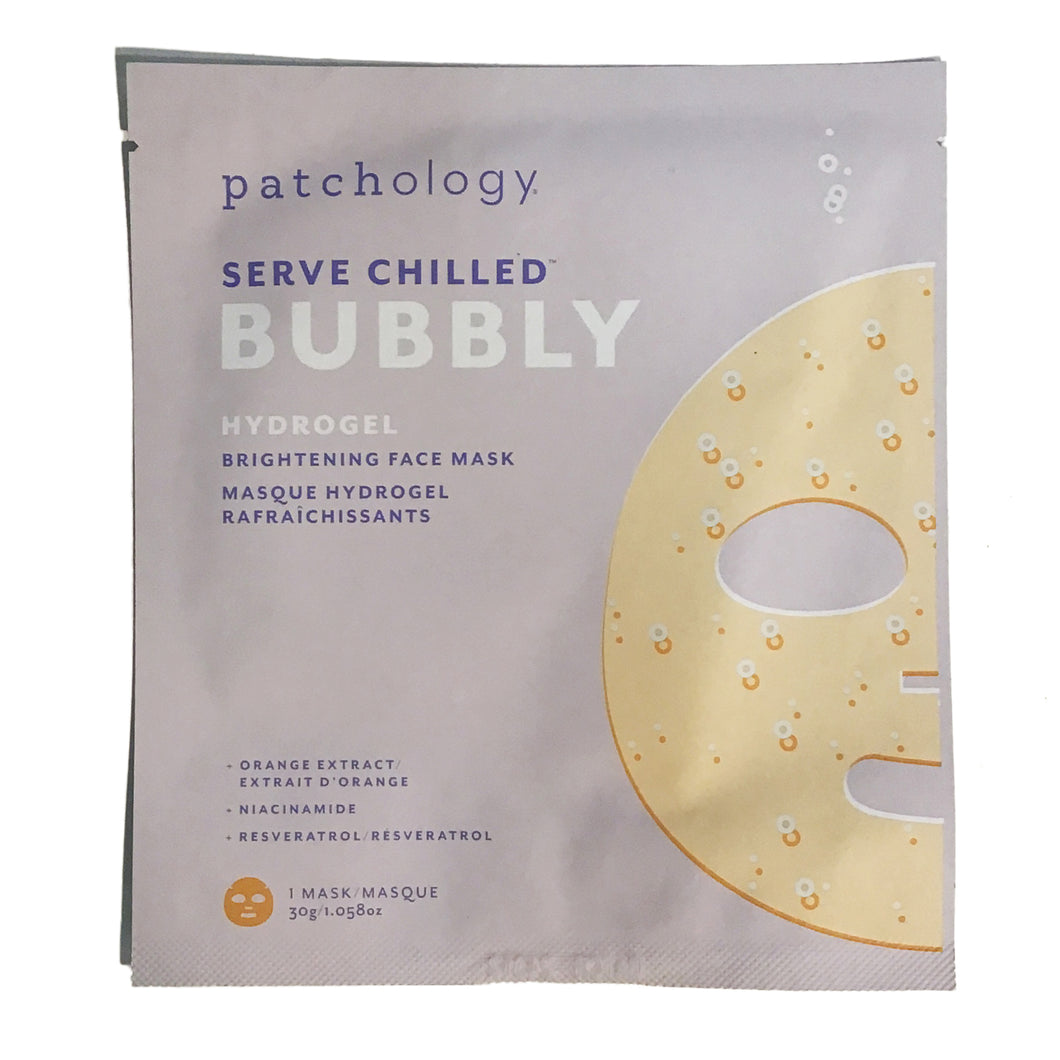 Serve Chilled Bubbly Brightening Hydrogel Mask