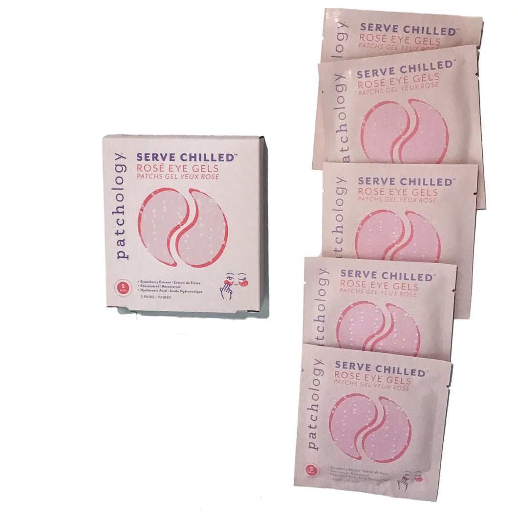 Serve Chilled Rose Hydrating Eye Gels 5pack