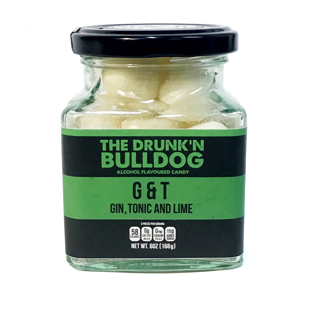 Drunken Bulldog, Gin & Tonic Hard Candy 5.64oz