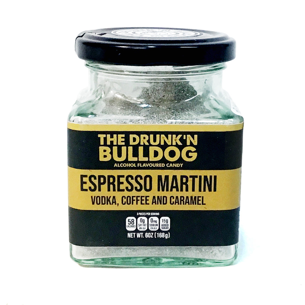 Drunken Bulldog, Espresso Martini  Candy 5.64oz