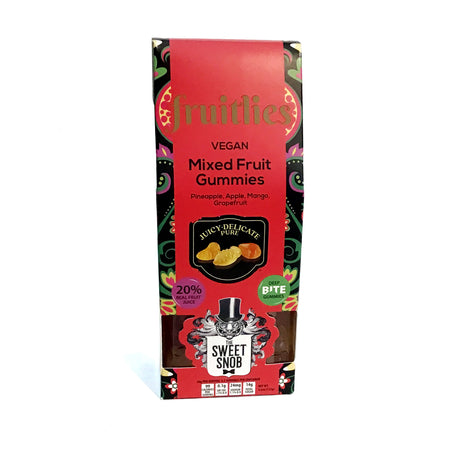 Fruitlies Mixed Fruit Flower Vegan Gummies 4.5oz