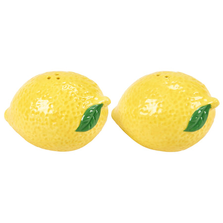 Salt & Pepper Shakers, Ceramic Lemon