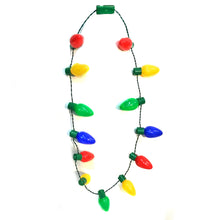 Load image into Gallery viewer, Light Up  Bulb Christmas Necklace
