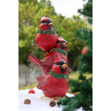 Load image into Gallery viewer, Stacking Cardinals Christmas Decor
