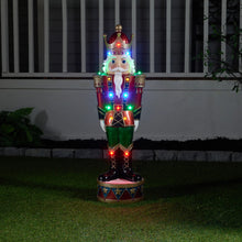 Load image into Gallery viewer, LED Resin Nutcracker Statue
