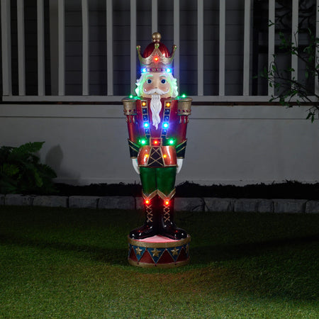 LED Resin Nutcracker Statue