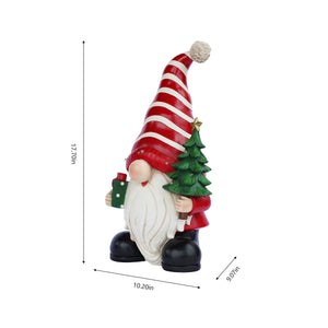 Santa Holding Christmas Tree