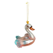 Load image into Gallery viewer, Glass Pool Float W/ Glitter Ornament
