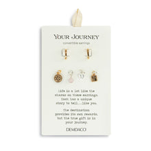 Load image into Gallery viewer, Earrings- Love Gold Charm
