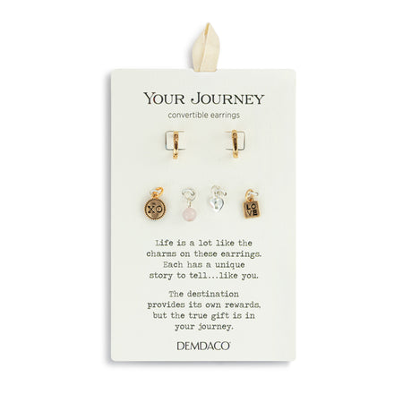 Earrings- Love Gold Charm