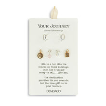 Load image into Gallery viewer, Earrings- Love Silver Charm
