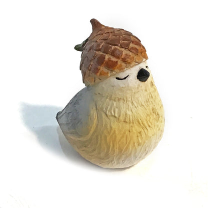 Resin Decor, Bird W/ Acon Hat