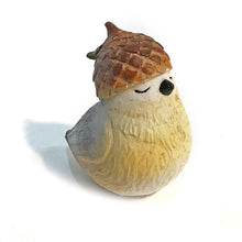 Load image into Gallery viewer, Resin Decor, Bird W/ Acon Hat
