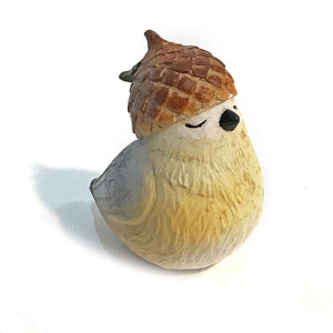 Resin Decor, Bird W/ Acon Hat