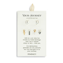 Load image into Gallery viewer, Earrings- Faith Silver Charm
