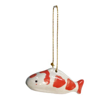 Load image into Gallery viewer, Ornament, Stoneware Koi Fishl, Ast
