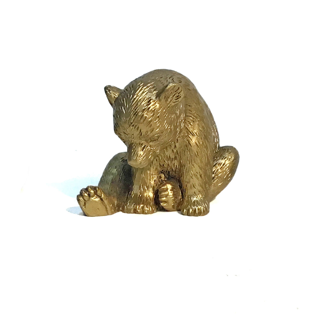 Ornament, Resin Antique Gold Animals, Ast