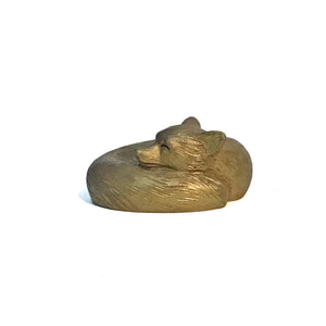Ornament, Resin Antique Gold Animals, Ast