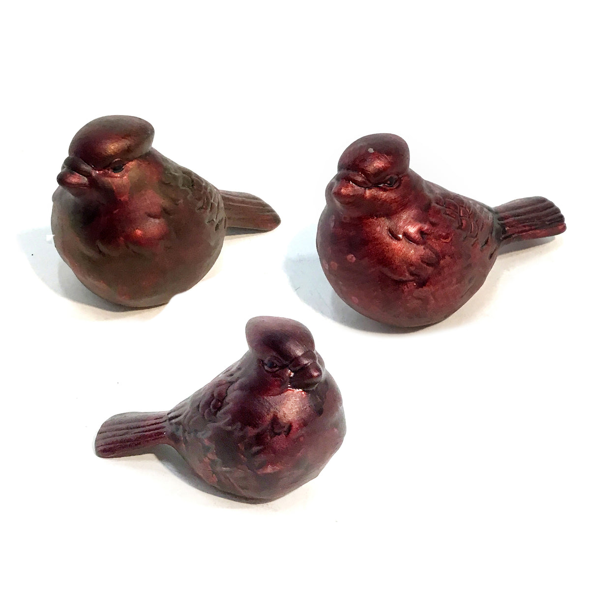 Ceramic Cardinal Figurine, Red, 3 Styles