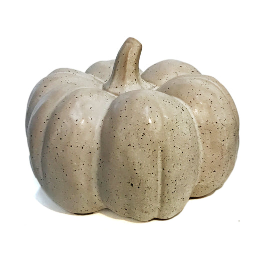 Stoneware Pumpkin; Reactive Glaze