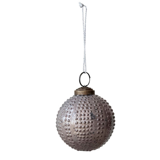Ornament, Hobnail Glass Ball