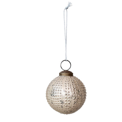 Ornament, Hobnail Glass Ball