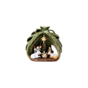 Decor, Ceramic Nativity, Set of 6