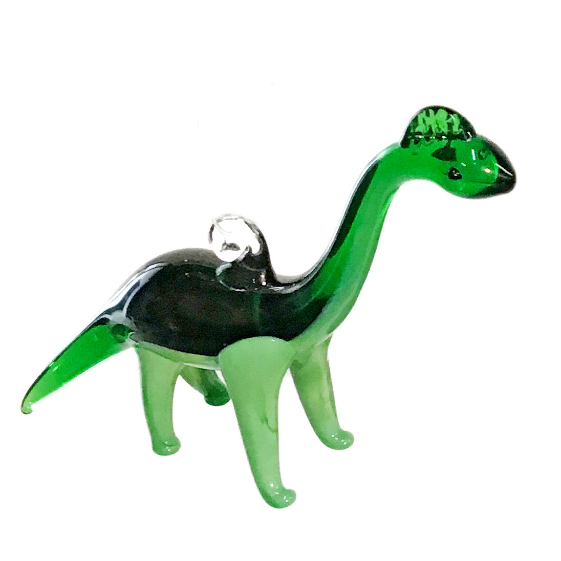 Glass Dinosaur Ornament
