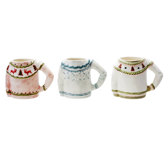 Ceramic Sweater Mug, 3 Styles