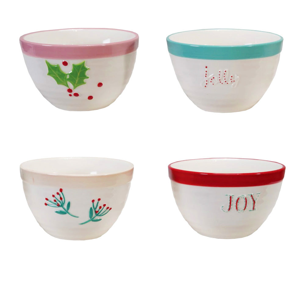 Bowl; Holiday; 4 Styles