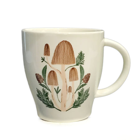 Ceramic Mushroom Mug, 4 Styles