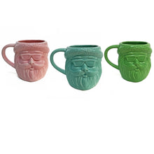 Load image into Gallery viewer, Ceramic Santa Head Mug, 3 Styles
