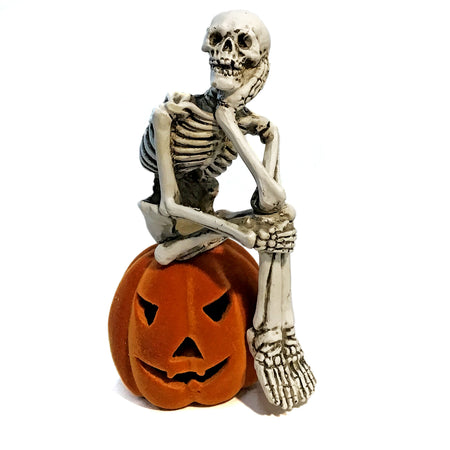 Decor Skeleton Sitting On Floor