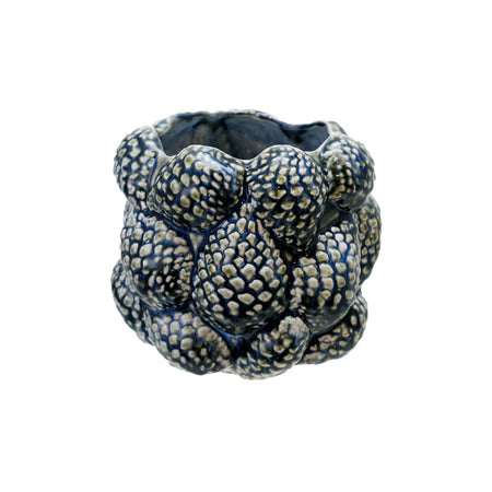 Pot, 5in, W/ 3D Pinecone