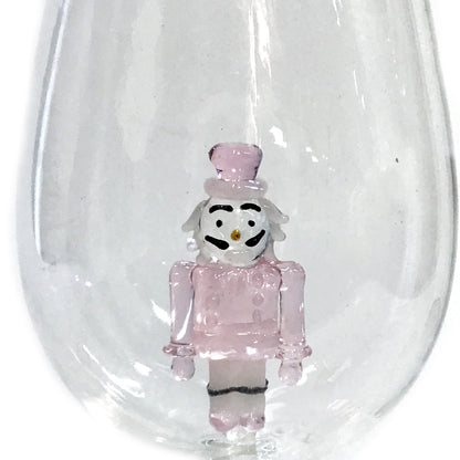 Xmas Icons Stemless Wine Glass, Set of 4