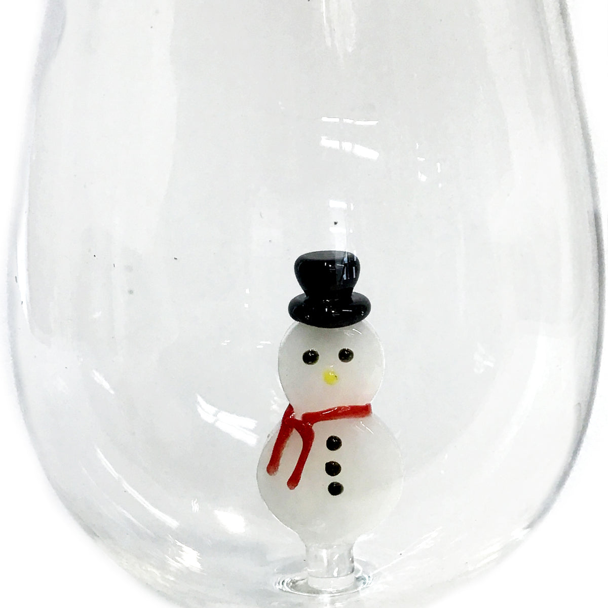 Xmas Icons Stemless Wine Glass, Set of 4