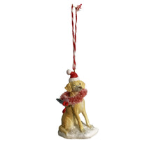 Load image into Gallery viewer, Ornament, Resin, Dog W/ Wreath
