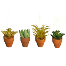 Load image into Gallery viewer, Ornament, Plastic Potted Plant, Green
