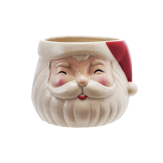 Ceramic Santa Pot