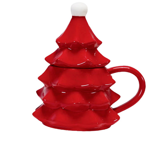 Ceramic Mug, Christmas Tree, 12oz
