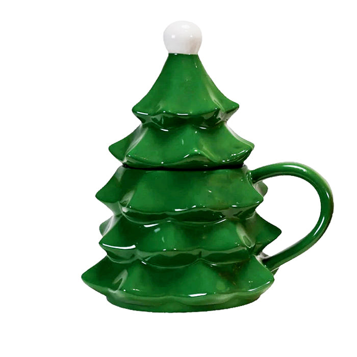 Ceramic Mug, Christmas Tree, 12oz