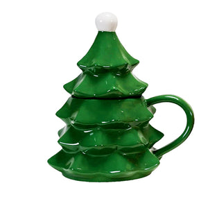 Ceramic Mug, Christmas Tree, 12oz