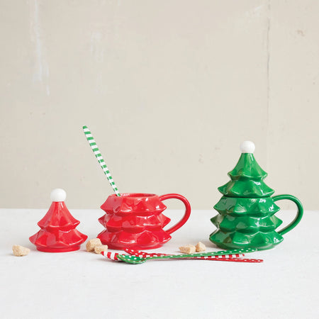 Ceramic Mug, Christmas Tree, 12oz