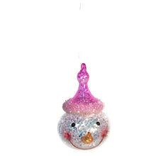 Load image into Gallery viewer, Iridescent Snowman Ornaments
