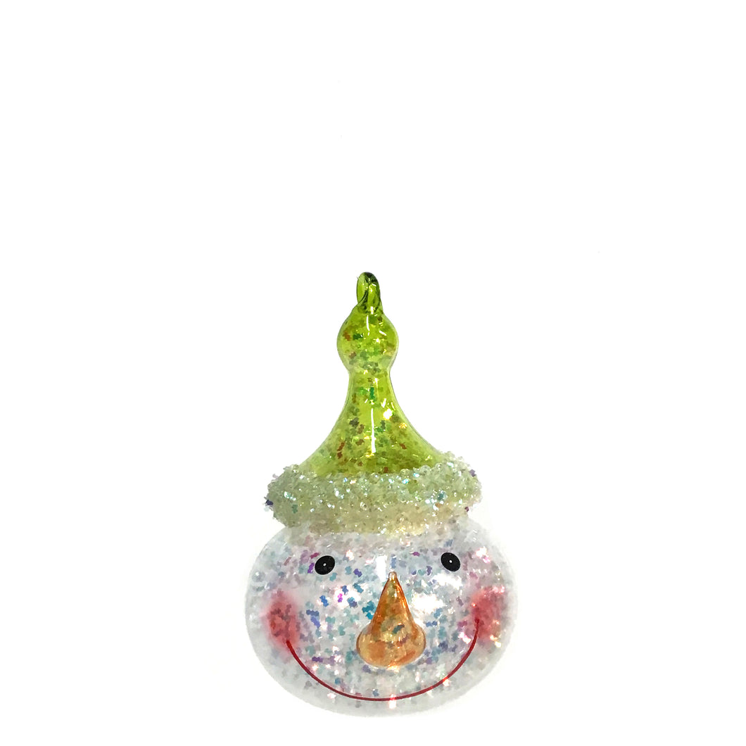 Iridescent Snowman Ornaments