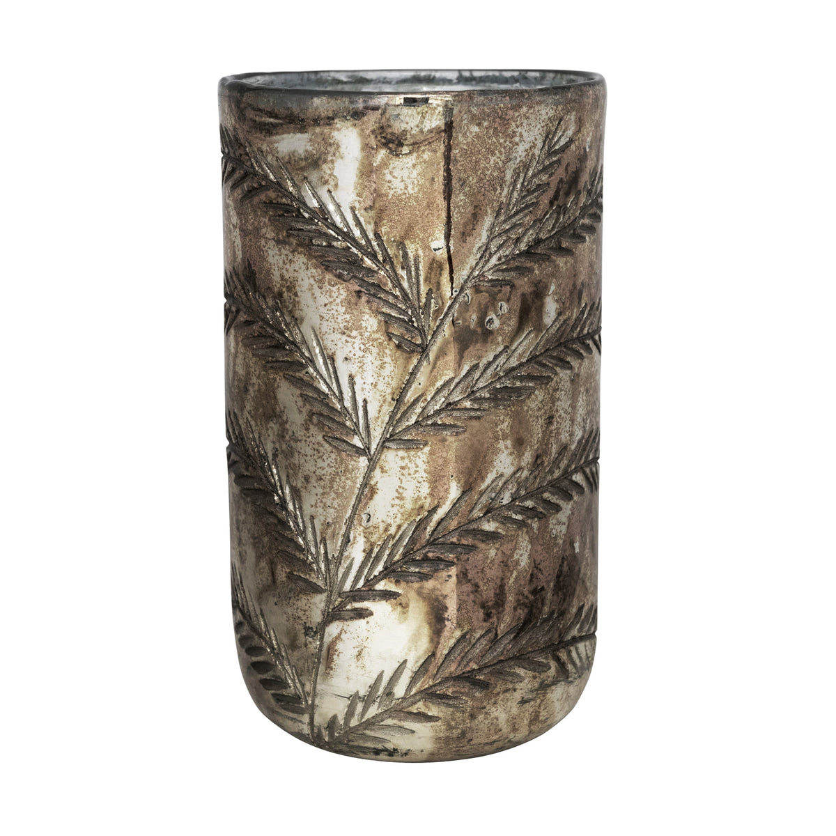 Etched Glass Hurricane Glass