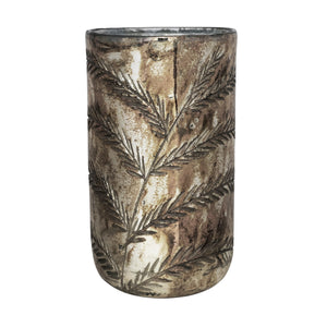 Etched Glass Hurricane Glass